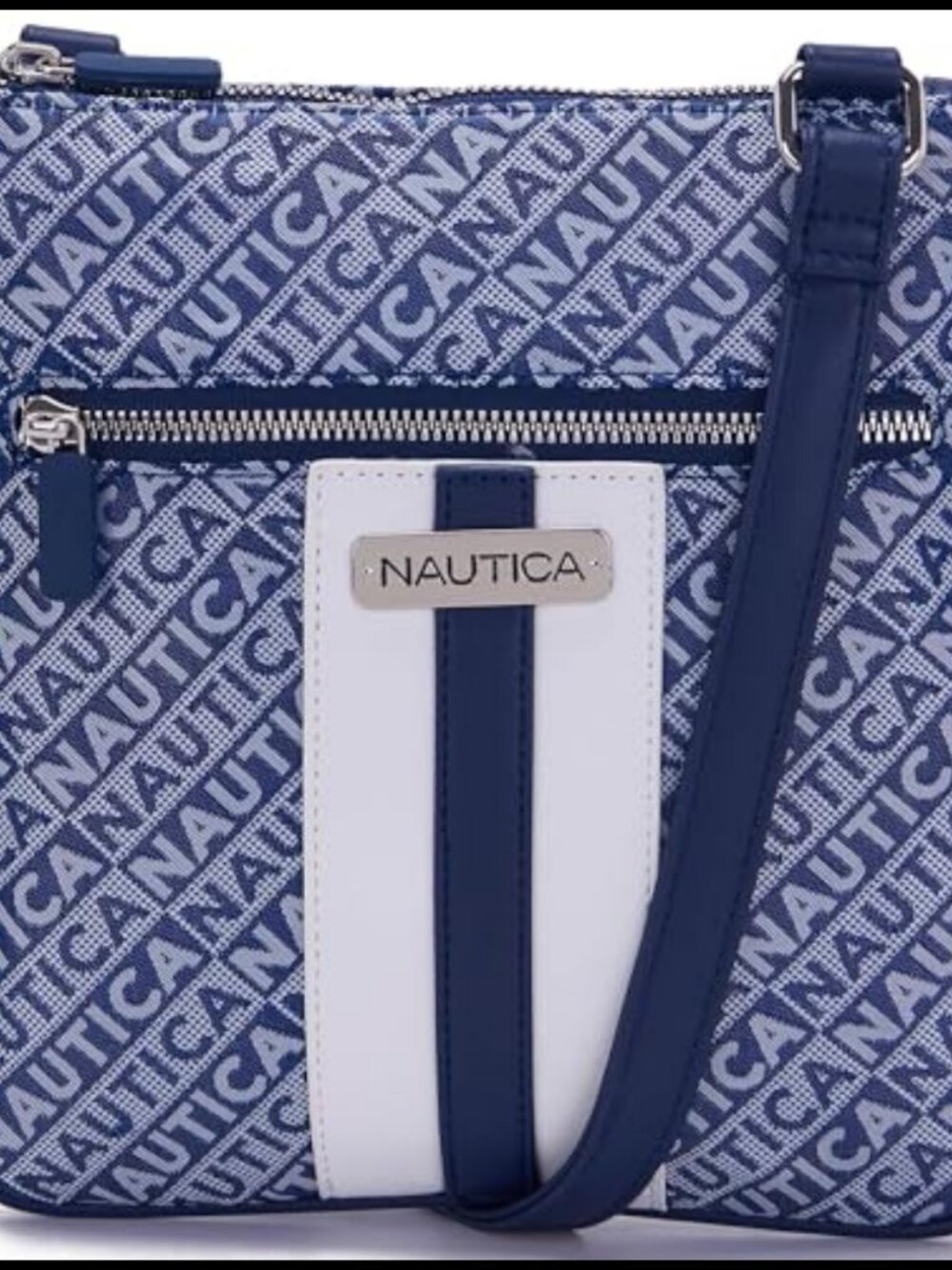 Nautica Lakeside Crossbody Bag Nylon Adjustable Strap Travel Purse